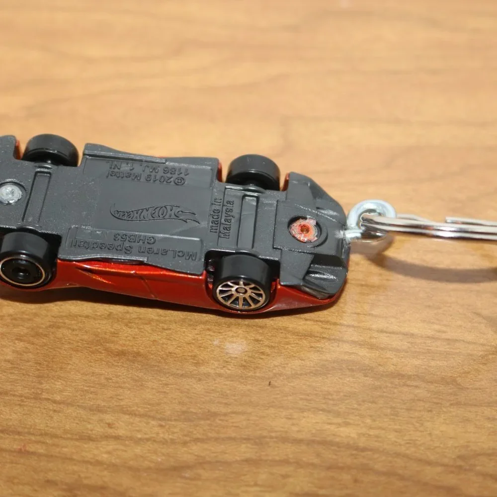 Hot Wheels Factory Fresh McLaren CUSTOM keychain